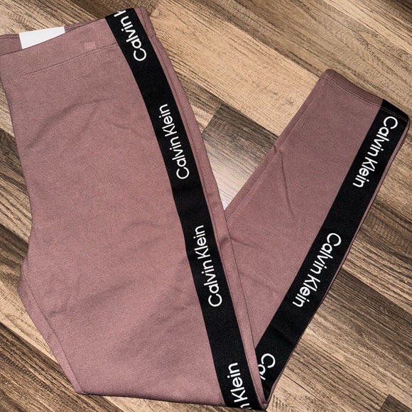 Calvin Klein Performance Pants - NWT Calvin Klein Brown High Waisted Performance Leggings Size Large